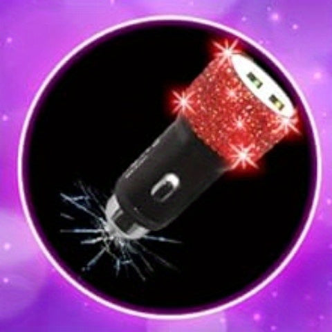 27pcs Red Glitter Car Accessories Set for Women, Glitter Steering Wheel Cover Universal Size 15 Inch, Glitter License Plate Frame, Glitter Phone Holder, Glitter Car Coaster