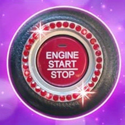 27pcs Red Glitter Car Accessories Set for Women, Glitter Steering Wheel Cover Universal Size 15 Inch, Glitter License Plate Frame, Glitter Phone Holder, Glitter Car Coaster