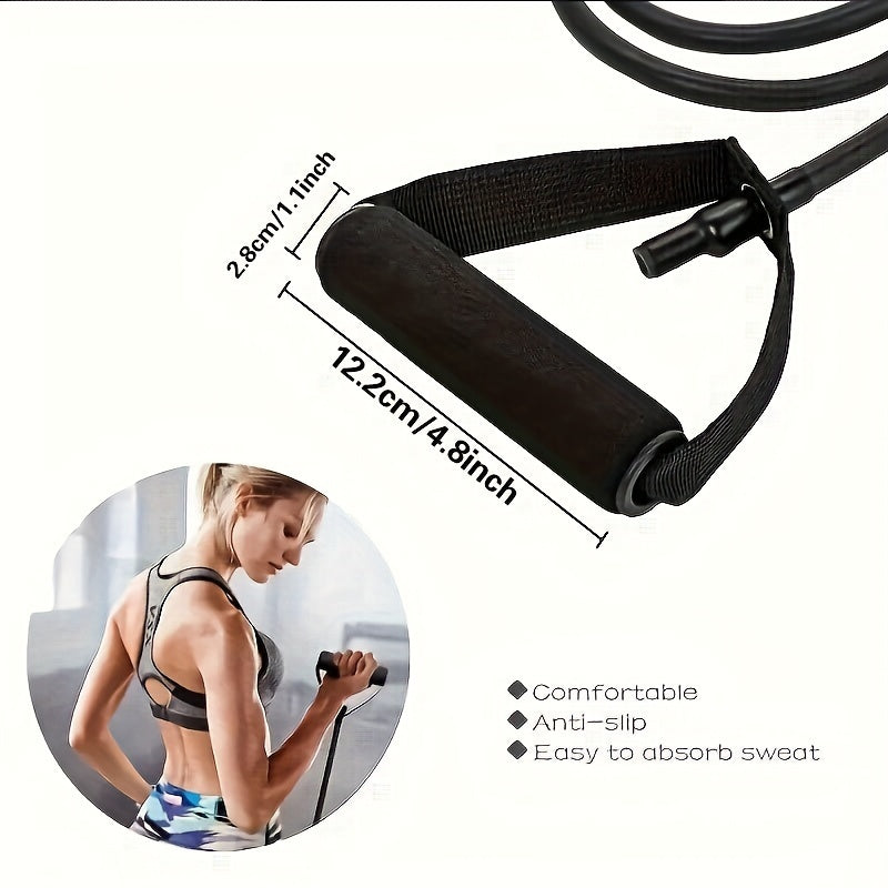 Single-Bar Resistance Band, Home Gym Elastic Pull Rope for Fitness Training