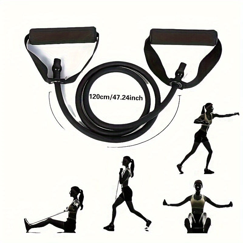 Single-Bar Resistance Band, Home Gym Elastic Pull Rope for Fitness Training