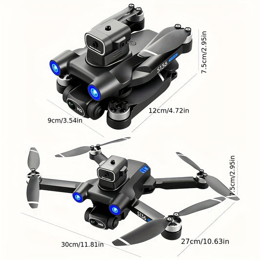 4K Camera GPS Drone - Brushless Motor RC Quadcopter With Auto Return, Follow Me, Circle Fly, Waypoint Fly, Altitude Hold - 2*Battery For Adults