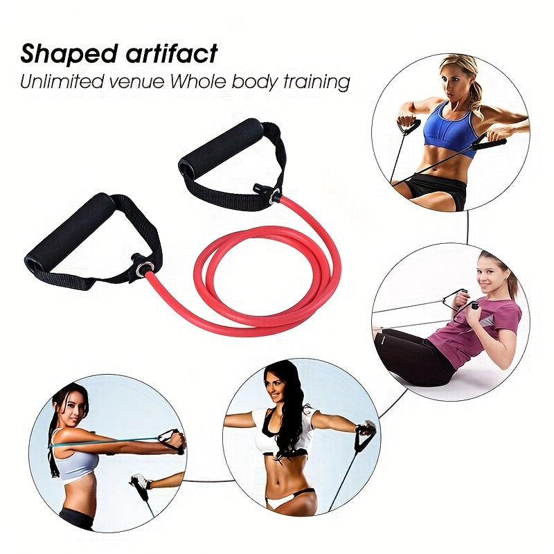 Single-Bar Resistance Band, Home Gym Elastic Pull Rope for Fitness Training